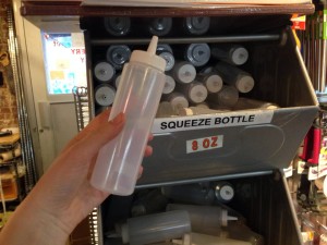 squeeze bottle