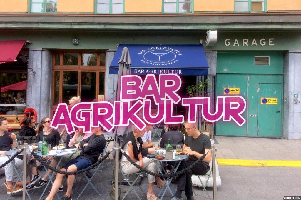 Bar Agrikultur